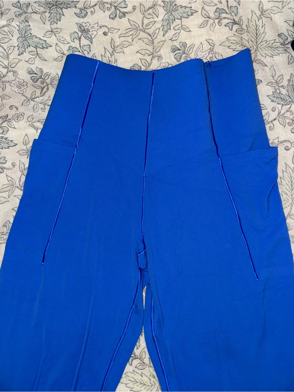 Aerie offline small blue leggings w side pockets